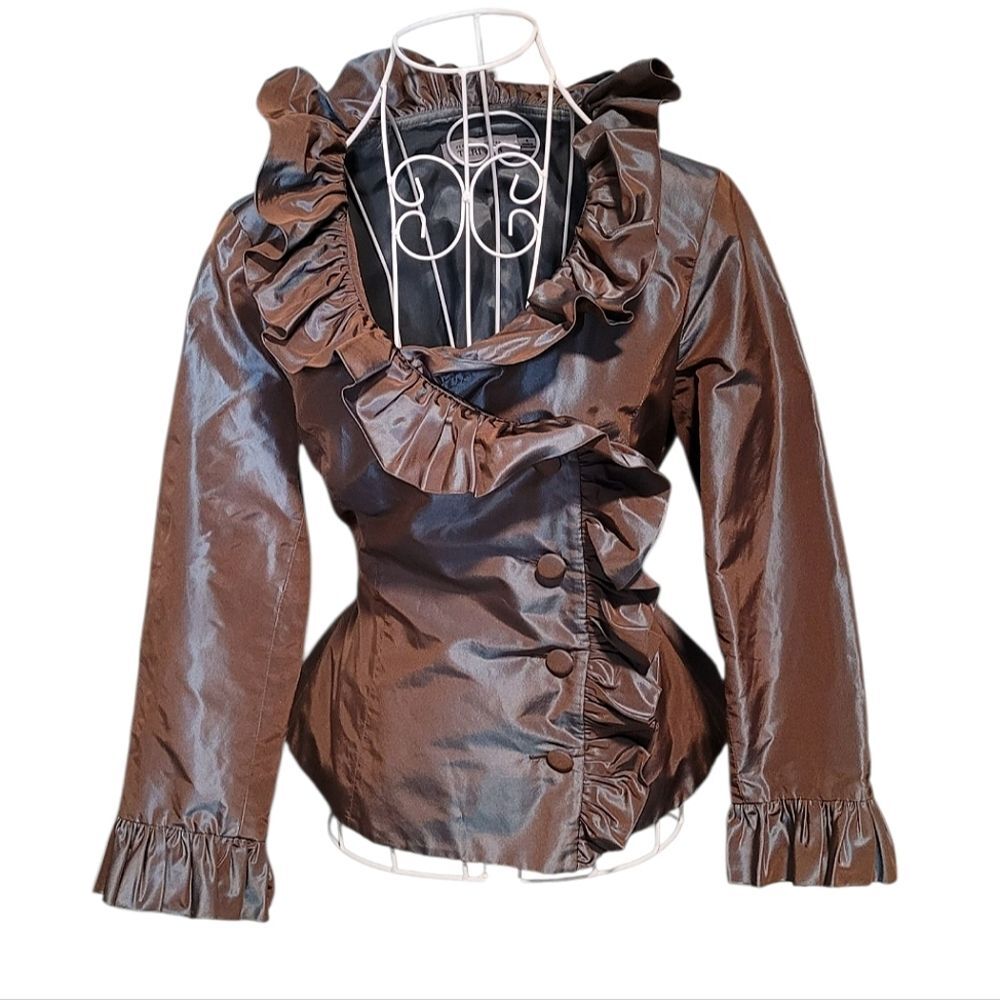 Rickie Freeman For Teri Jon Silk Jacket